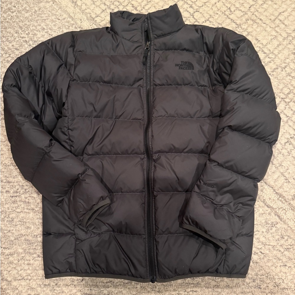 The North Face Boys XL Greyish Black Puffer Jacket